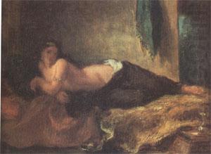 Eugene Delacroix Odalisque (mk05) china oil painting image